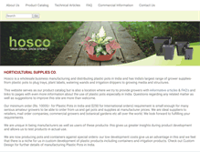 Tablet Screenshot of hoscoindia.com